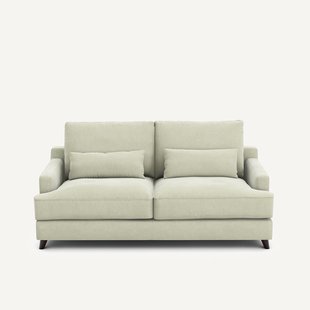 3-zits slaapbank van stonewashed fluweel, ALWINE
