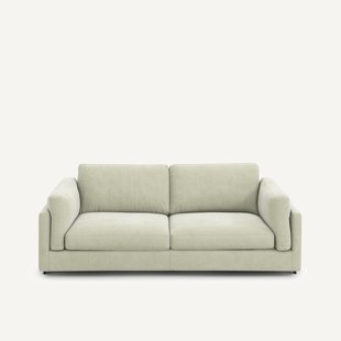 Slaapbank in stonewashed fluweel, CESAR