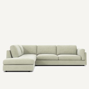 Hoekbank van stonewashed fluweel, César