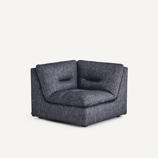 Modulaire 90° hoek in gemêleerde stof, GIULIANO