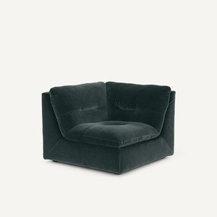 Modulaire 90° hoek in fluweel, GIULIANO