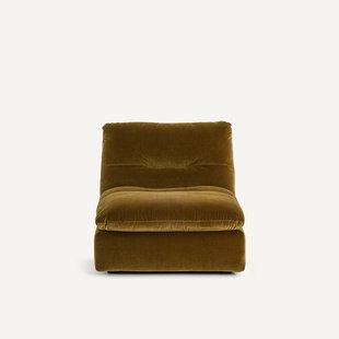 Modulaire fauteuil in fluweel, GIULIANO