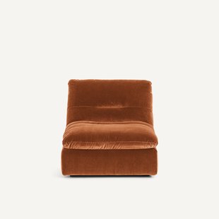 Modulaire fauteuil in fluweel, GIULIANO