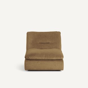 Modulaire fauteuil in linnen fluweel, GIULIANO