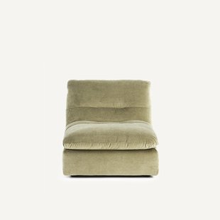 Modulaire fauteuil in linnen fluweel, GIULIANO