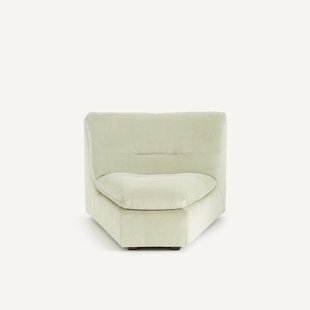 Modulaire hoek in stonewashed fluweel, GIULIANO