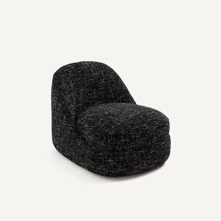 Fauteuil in gemêleerde structuurstof, AKENA