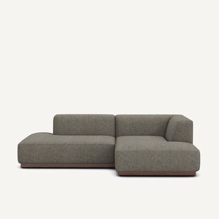 Rechte hoekbank in tweed, JACOPO