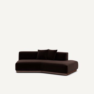 Rechte halve zetel in fluweel, JACOPO