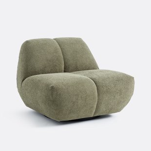 Draaifauteuil, reliëfstof, Nuria