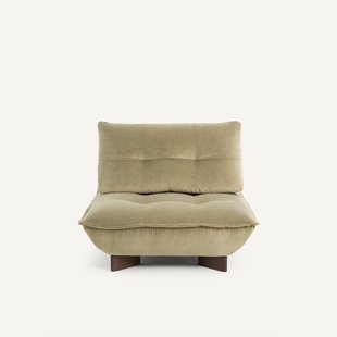 Modulaire fauteuil in linnen fluweel, KAORI