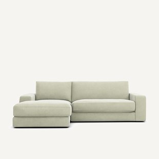Stonewashed fluwelen hoekbank, SKANDER