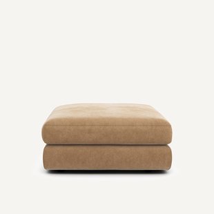 Voetensteun in stonewashed velours, SKANDER