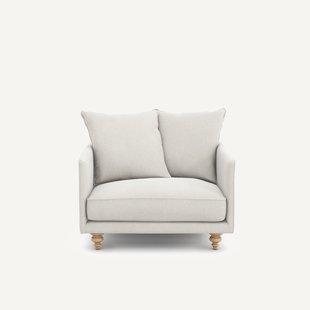 Linnen fluwelen fauteuil, LAZARE