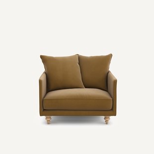 Linnen fluwelen fauteuil, LAZARE
