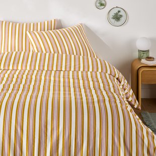 Beddengoed set 30% gerecycled katoen, rechthoekige kussensloop, DAIRIS