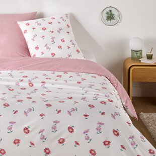 Beddengoedset 30% gerecycled katoen, vierkant kussensloop, DANYA