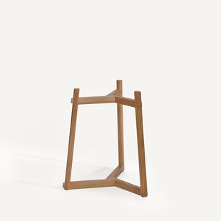 Eikenhouten standaard voor Florian-plantenbak, H23 en H33 cm, GRAYSON