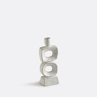 Organische kandelaar van keramiek, hoogte 25,5 cm, CERAL