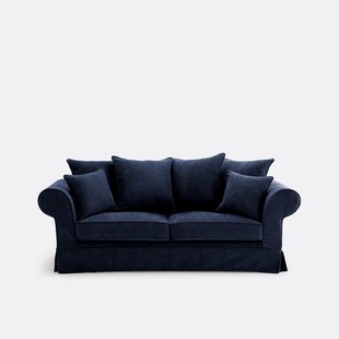 2- of 3-zits rechte bank van gemêleerd polyester, ADELIA