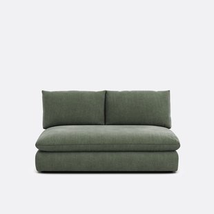 2-zits bankelement voor modulaire sofa, in gestructureerde stof, Malo