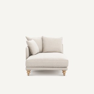 Longchair, in gemêleerd canvas, LAZARE