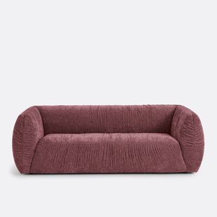 3- of 4-zits rechte bank, in gevlamd chenille, SILVER