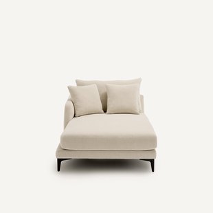 Longchair van gevlochten polyester, MODERNISTE, ontwerp Emmanuel Gallina