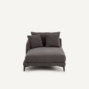 Longchair van gevlochten polyester, MODERNISTE, ontwerp Emmanuel Gallina