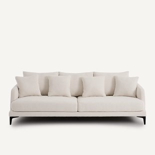 3- of 4-zitsbank in polyester canvas, MODERNISTE, ontwerp Emmanuel Gallina