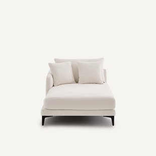 Longchair van polyester canvas, MODERNISTE, ontwerp Emmanuel Gallina