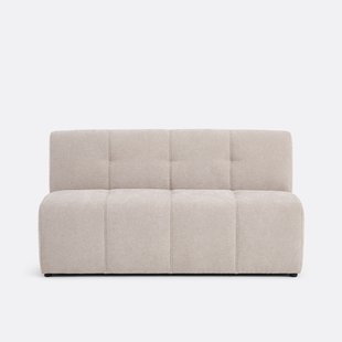Modulaire bank, 3-zits, van fijn chenille, ANETA