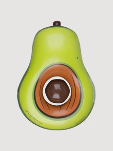 Opblaasbaar zwembadmatras Tropical Bliss Avocado met bal