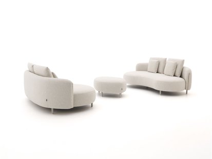 SUNS Pienza bank loungeset 3-delig 4-zits - Laagste prijsgarantie!