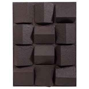 WOOOD Axis wanddeco betonlook bruin (81x61x9 cm)