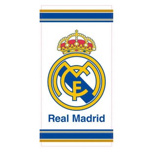 Official Fanwear Real Madrid Strandlaken Wit (70 x 140 cm)