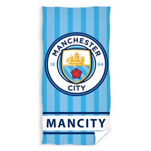 Official Fanwear Manchester City Strandlaken Blauw (75 x 150 cm)
