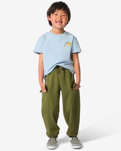 HEMA Kinderbroek regular fit cargo groen (groen)