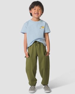 HEMA Kinderbroek regular fit cargo groen (groen)