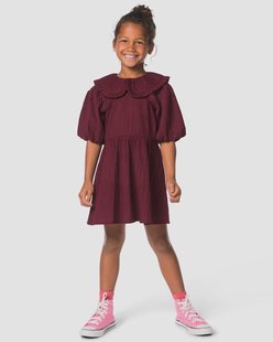 HEMA Kinderjurk wijd bordeauxrood (bordeauxrood)
