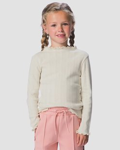 HEMA Kinder T-shirt jersey ecru (ecru)