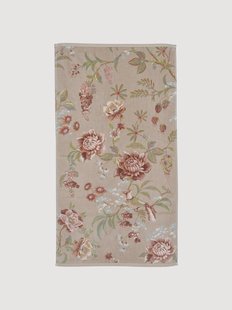 Handdoek Secret Garden van velours &amp; terrykatoen