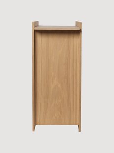 Houten afvalemmer Sama