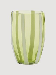 Mondgeblazen waterglazen Gessato, 6-delig