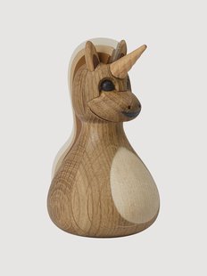 Handgemaakt decoratief object Twinkle van esdoornhout