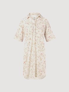 Korte mouw nachthemd Dewi Little Delhi van viscose