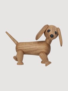 Handgemaakt decoratief object Chico van eikenhout