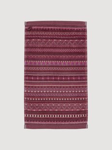 Gastendoek Geometric Print van velours &amp; terrykatoen
