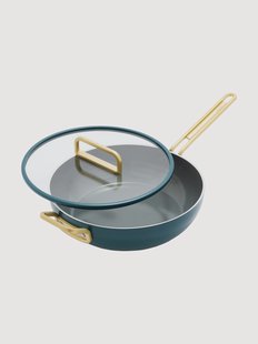 Braadpan Alu met deksel