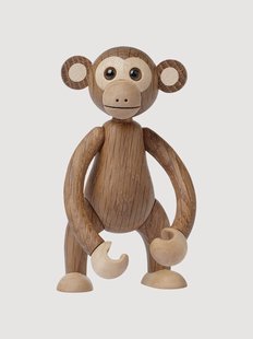 Handgemaakt decoratief object Jolly van esdoornhout